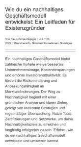 Cross-Selling Geschaeftsmodell