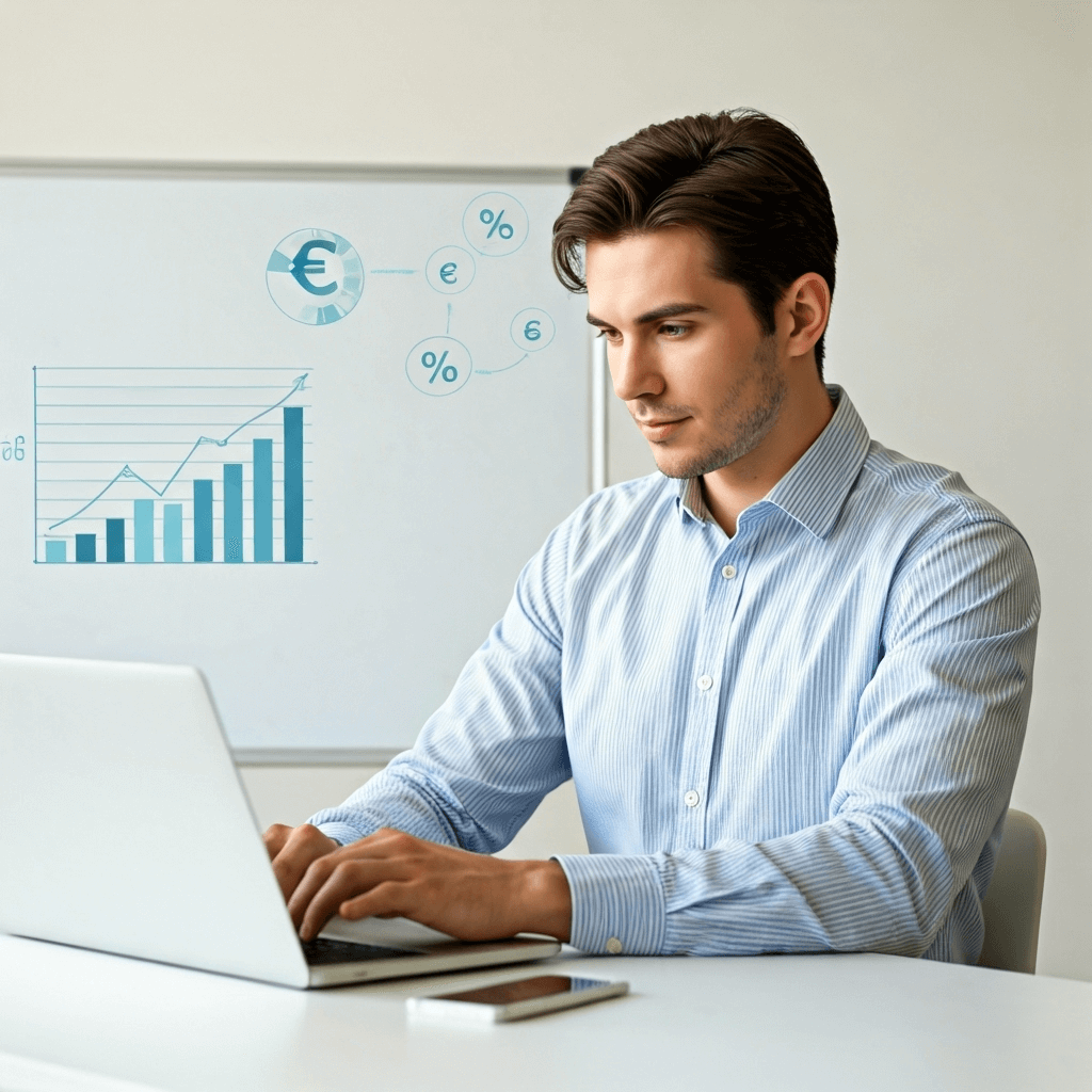 Break-even-point Rentabilitaet berechnen zahlen Kind blond