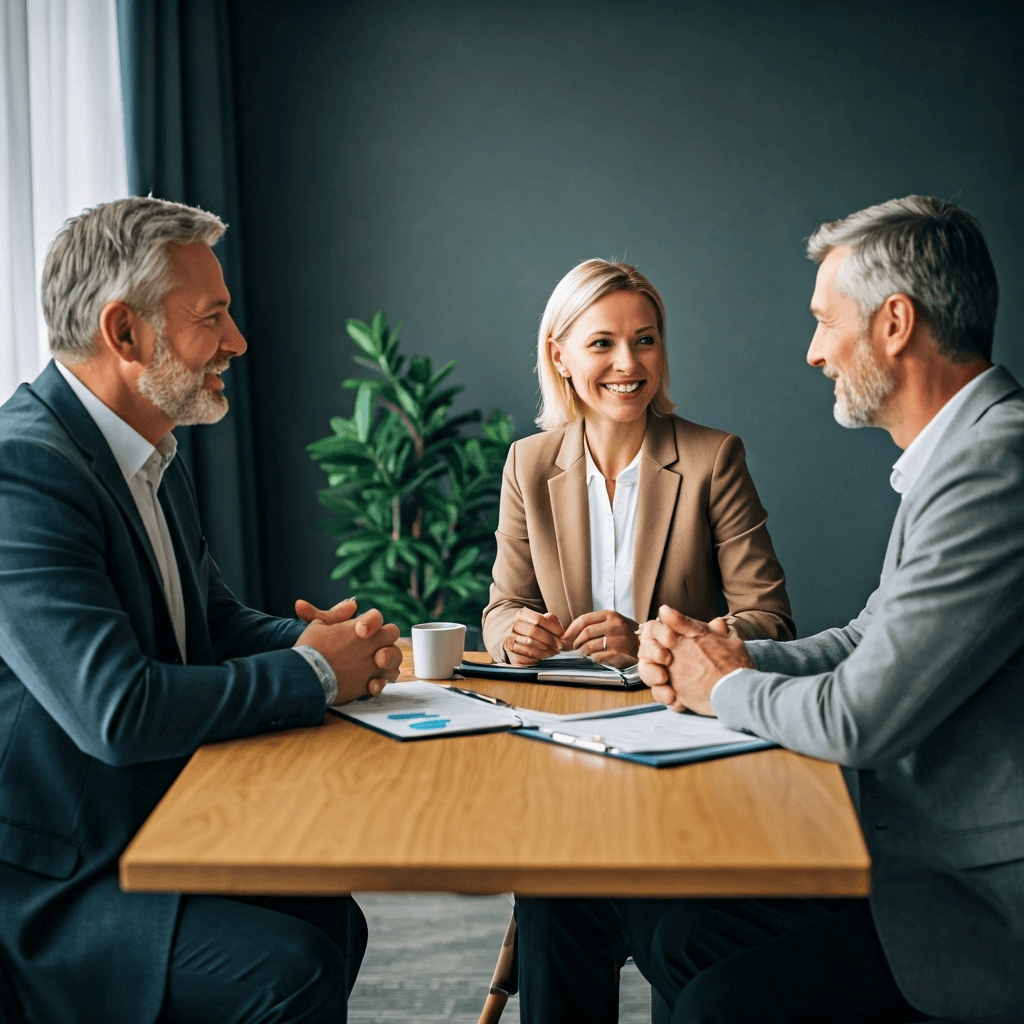 gmbh gruenden Gesellschafter finden Meeting