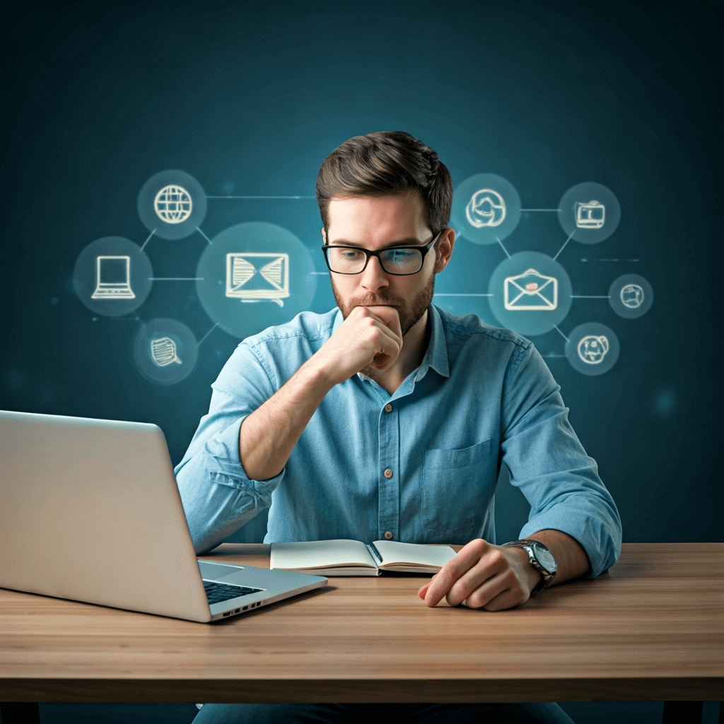 domain registrieren lupe