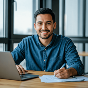 als coach selbststaendig machen Stift unf Papier