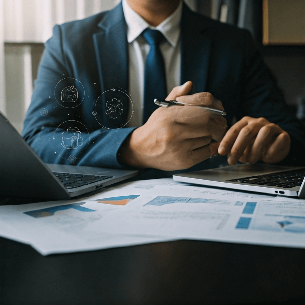 kleinunternehmerregelung 2025 Frau gluecklich pflanze Kartons