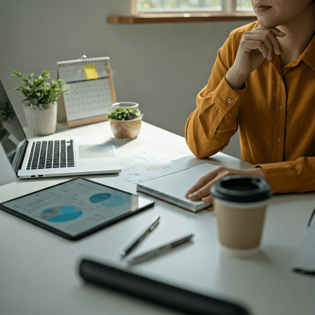 Übergang zur Selbstständigkeit Frau Paket