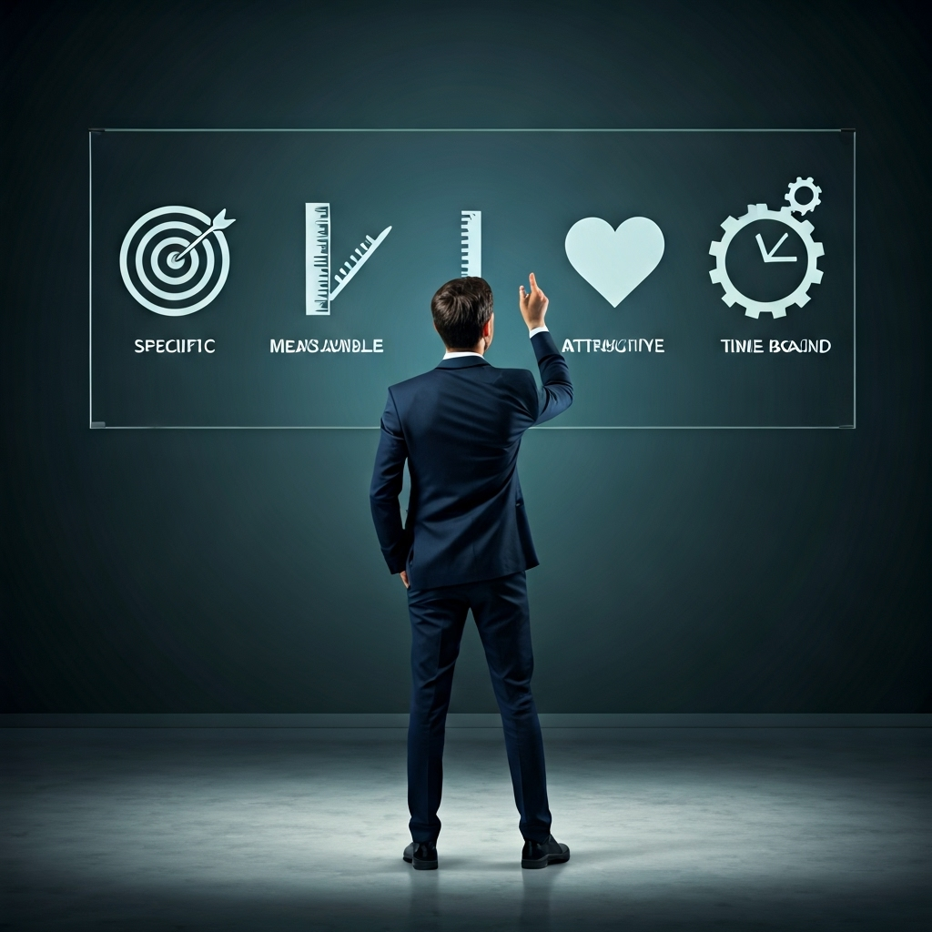 SMART Ziele setzen Block